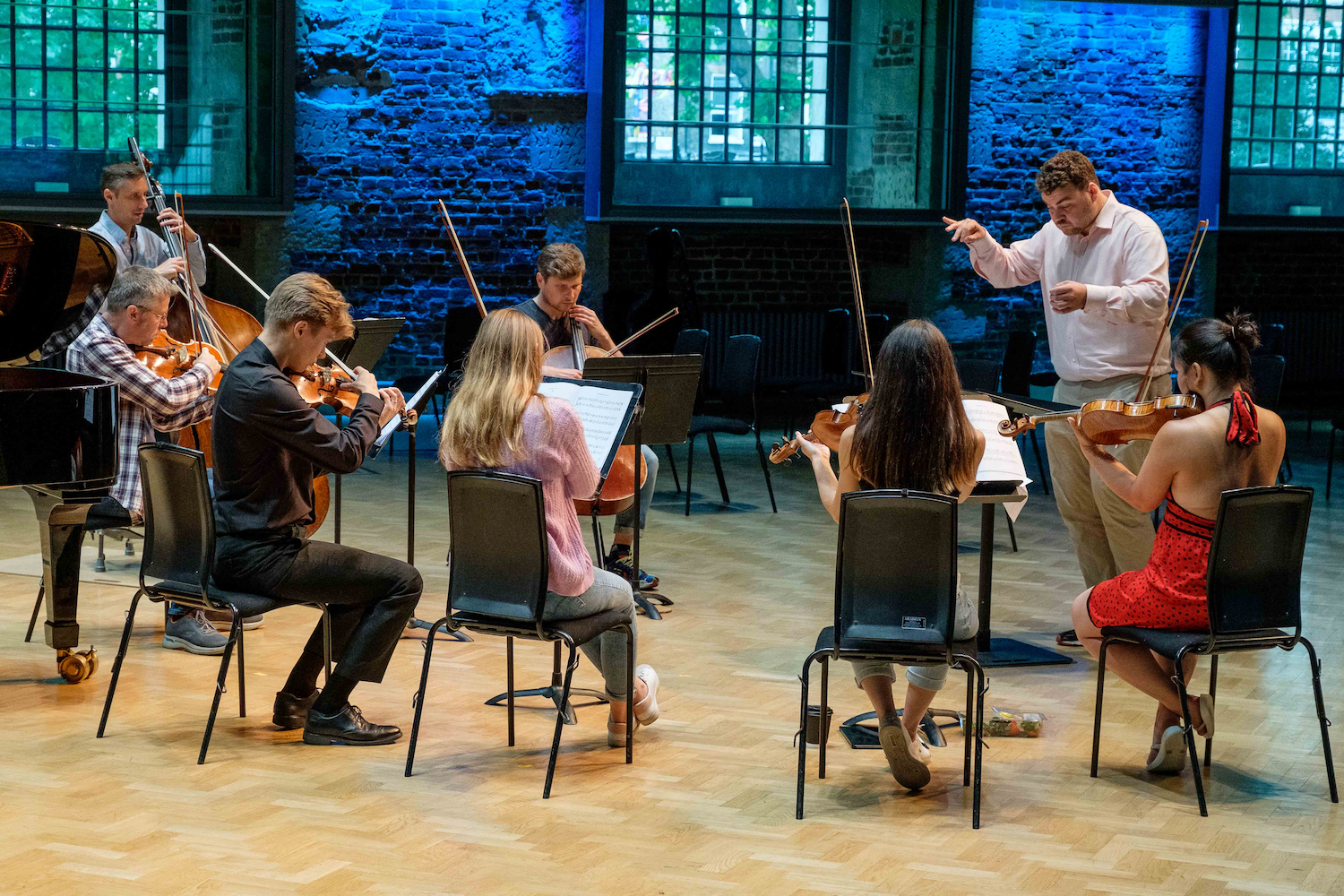 Finan Jones, Conductor. Credit: Tom Lovatt.